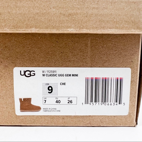 UGG W CLASSIC GEM MINI BOOT - Picture 13 of 16